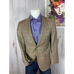 Barney’s NYC Men's Blazer Sport Coat Wool Two Button Jacket Sz Italy 48= USA 38